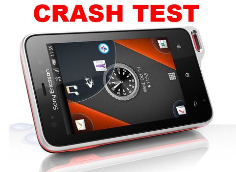 Sony Ericsson Xperia Active - Un crash test da record