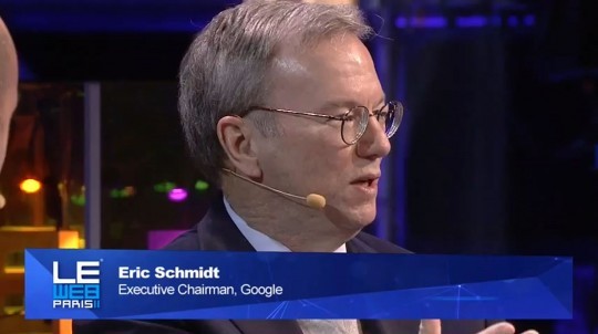 Eric Schmidt a LeWeb: lunga intervista sul mondo Android