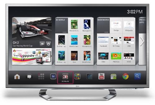 CES 2012 : LG presenta la sua Google TV 3D