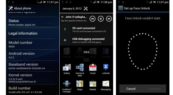 Sony Ericsson Xperia Play: ROM leaked con Ice Cream Sandwich