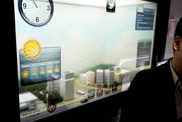 CES 2012 : Samsung mostra gli LCD trasparenti