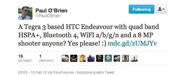 HTC Endeavour, nuovo top gamma quad-core per la casa taiwanese