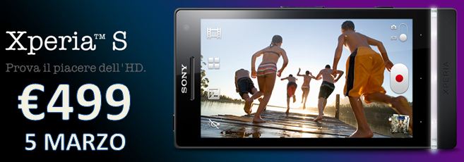 Sony Xperia S: firmware .73 entro il mese di Aprile [UPDATE]