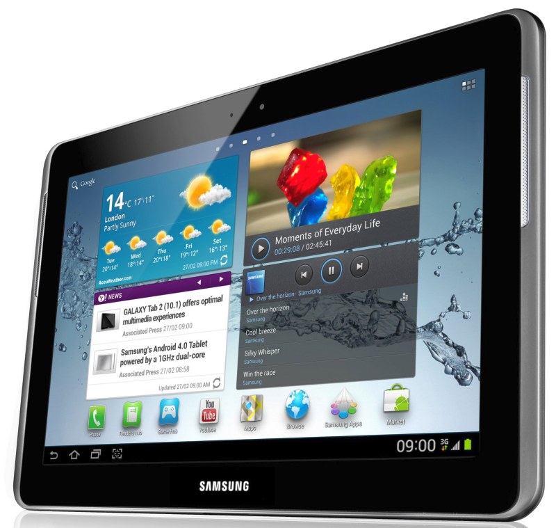 Samsung: Galaxy Tab 2 10.1 il 13 Maggio a 399$, versione 7 pollici a 249$ già dal 22 Aprile