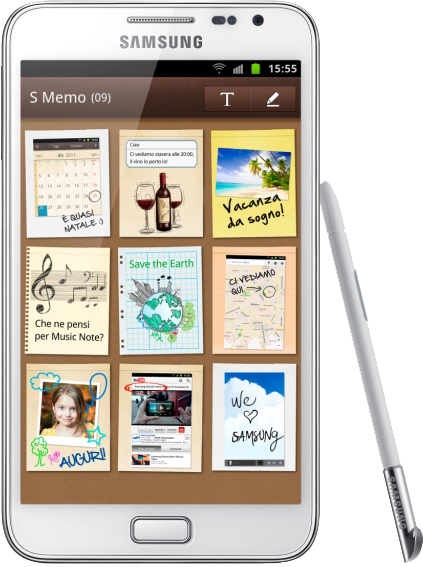 Samsung Galaxy Note, ora anche in versione White