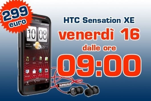 HTC Sensation XE in offerta a 299€ da Unieuro