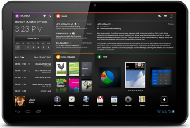 Chameleon: nuova interessante UI per tablet Android