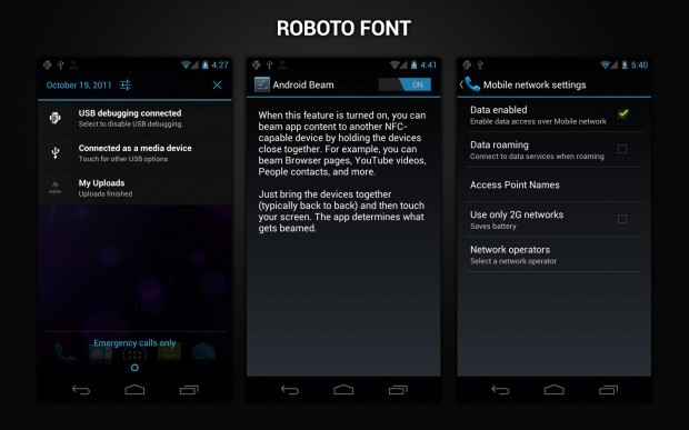Nuovo font per il vostro PC: un tocco di Android 4.0 con Roboto
