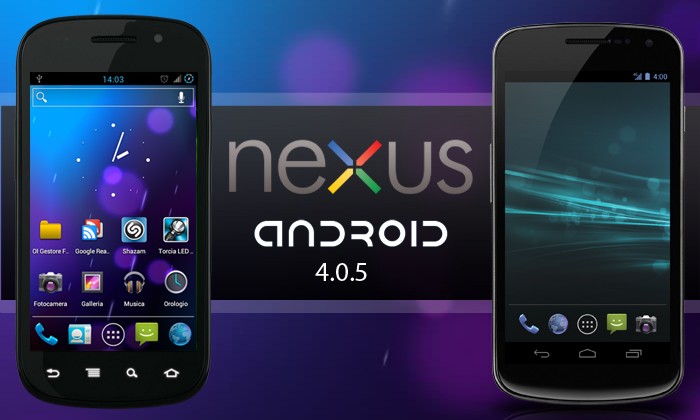Android 4.0.5 su Samsung Galaxy Nexus di Verizon da Aprile
