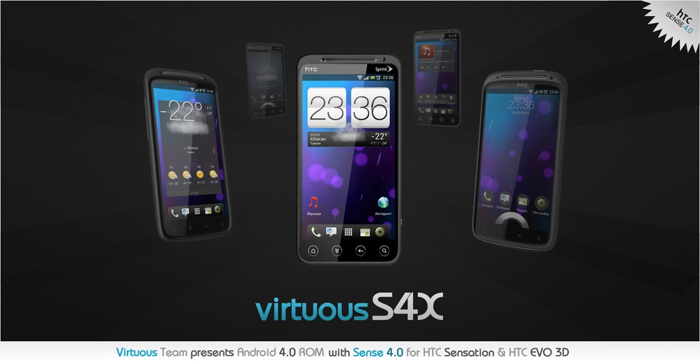Virtuous S4X, prima ROM ICS con Sense 4.0