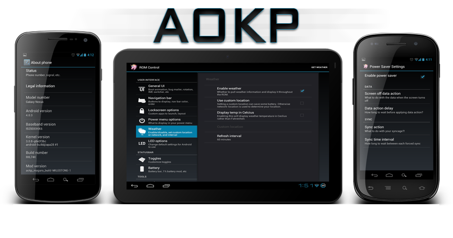 Personalizza la nav bar del Samsung Galaxy Nexus con AOKP