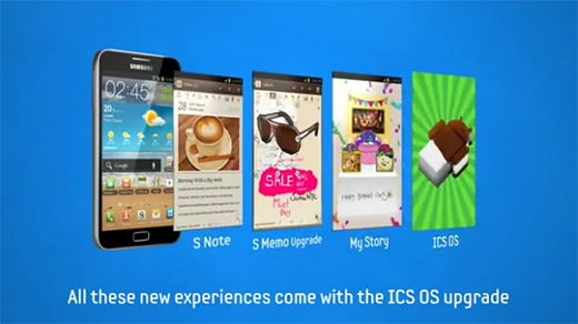 Samsung Galaxy Note: Premium Suite ICS in un nuovo video