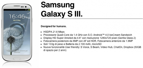 Samsung Galaxy S III: ecco tutti i dettagli dell'offerta 3