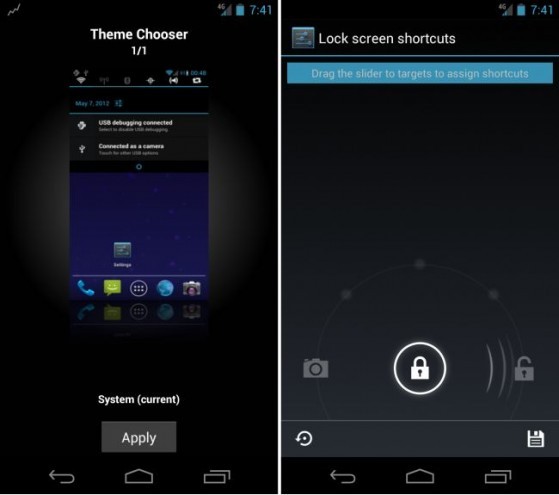 Disponibili temi e lockscreen personalizzato nella nuova nightly di Cyanogenmod 9
