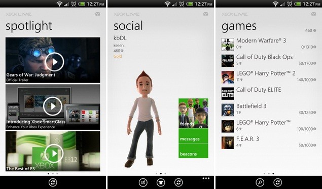 Microsoft rilascia My Xbox LIVE su Android