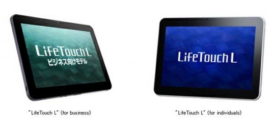 NEC LifeTouch L: due nuovi tablet Android per uso domestico e business