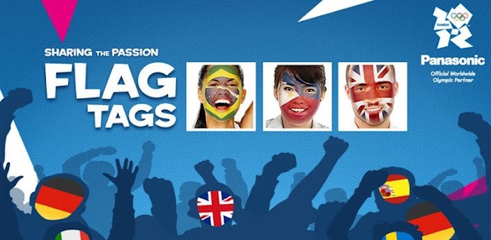 Panasonic Flag Tags: ecco come dipingere il tuo volto con i colori della propria Nazione