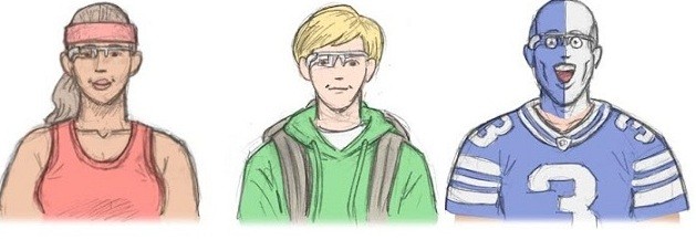 I Google Glass protagonisti di simpatici fumetti