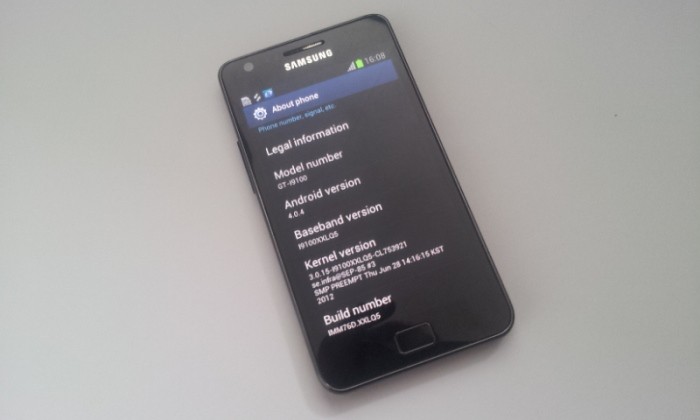 Samsung Galaxy S II, arriva la prima ROM Android 4.0.4 leaked