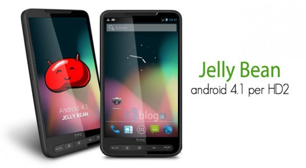 Prima ROM con Android 4.1 Jelly Bean per HTC HD2
