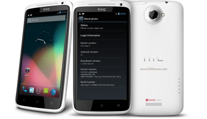 HTC One X+ con Android 4.1 Jelly Bean?