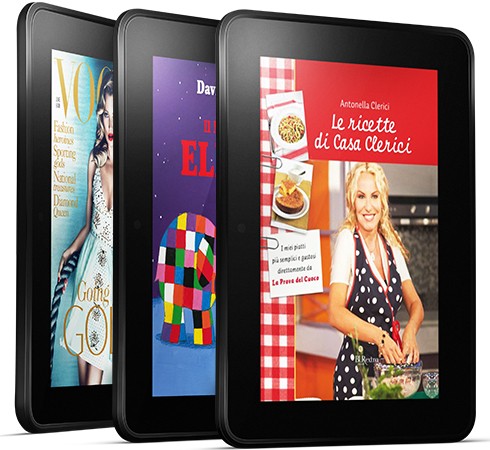 Amazon annuncia ufficialmente l'arrivo di Kindle Fire e Kindle Fire HD in Italia