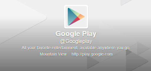 Google Play approda ufficialmente su Twitter