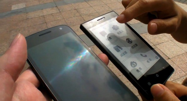 Smartphone Android con display E-ink: ecco un primo esemplare