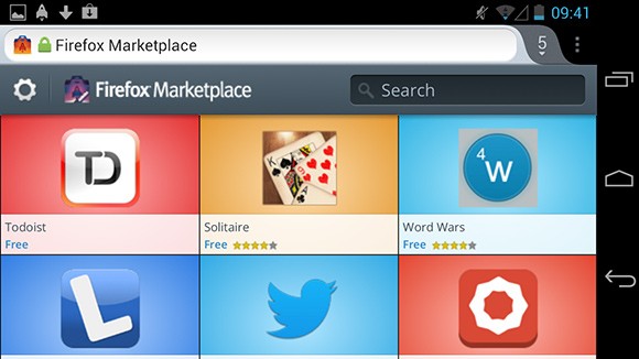 Mozilla rende disponibile il nuovo Firefox Marketplace su Android