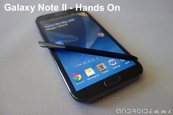Samsung presenta Galaxy Note II in Italia - Hands on da Androidiani.com