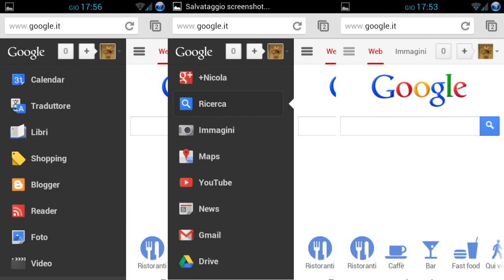 La homepage di Google Mobile si aggiorna in stile desktop