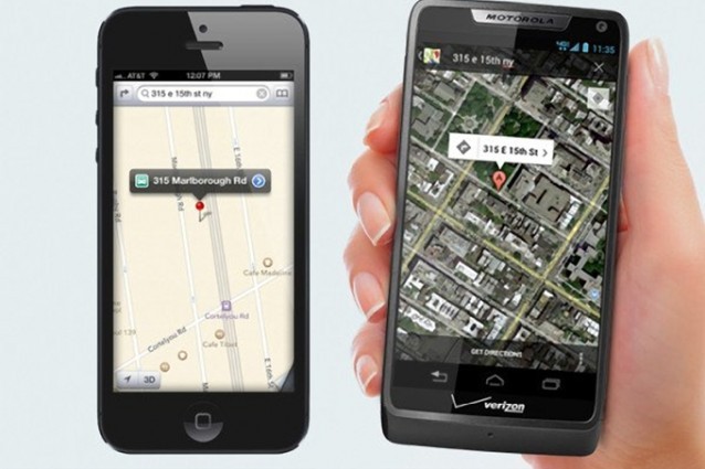 Google Maps richiede più dati delle Mappe Apple