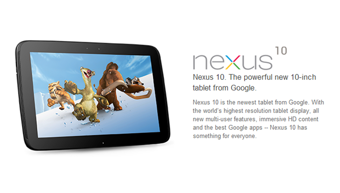 [GOOGLE EVENT] Google presenta ufficialmente il Nexus 10