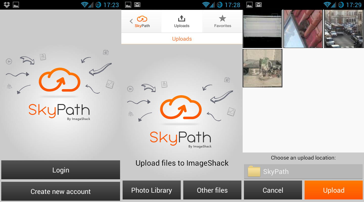 Skypath: il Cloud immagini per Android di ImageShack disponibile sul Play Store