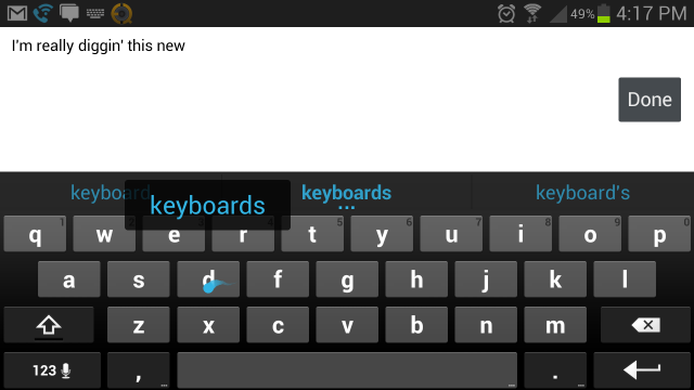 La tastiera di Android 4.2 Jelly Bean è disponibile gratuitamente sul Play Store