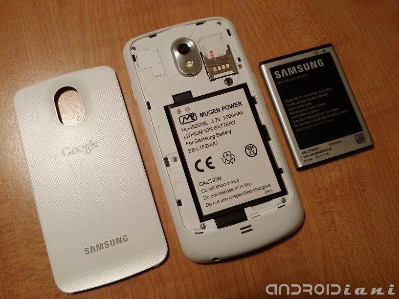 Batteria Mugen da 2000 mAh per Galaxy Nexus: la recensione di Androidiani.com