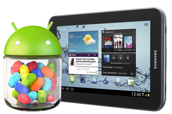 Samsung Galaxy Tab 2 7.0 WiFi: iniziato il roll out di Android 4.1 Jelly Bean