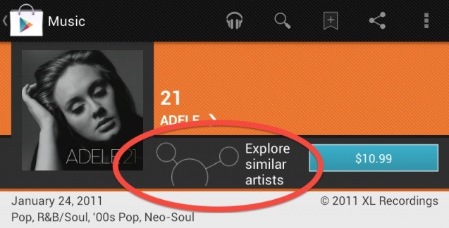 Google Music si arricchisce della funzionalità Explorer