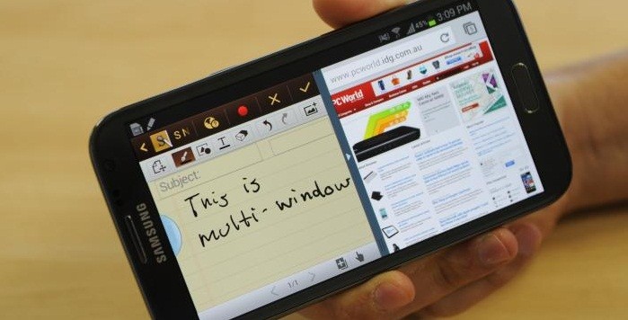 Samsung Galaxy Note II: applicazioni illimitate sul Multi-Window (MOD)