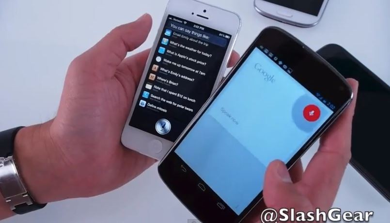 Nexus 4 vs Galaxy Note II vs iPhone 5 vs Galaxy S III: la grande sfida [VIDEO]