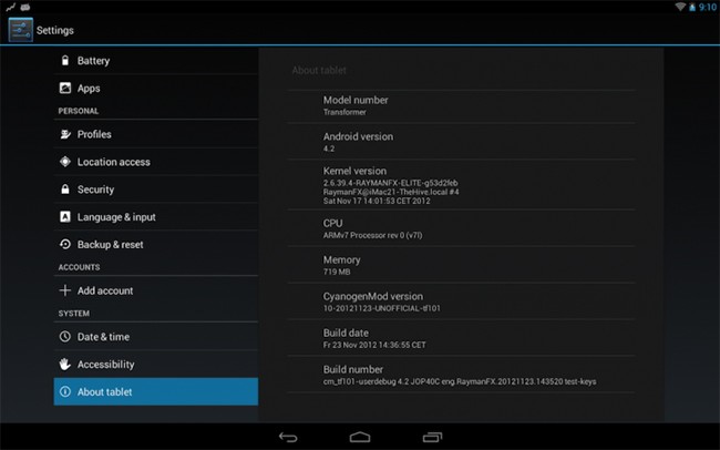 ASUS Eee Pad Transformer TF101: arriva Android 4.2 grazie ad XDA