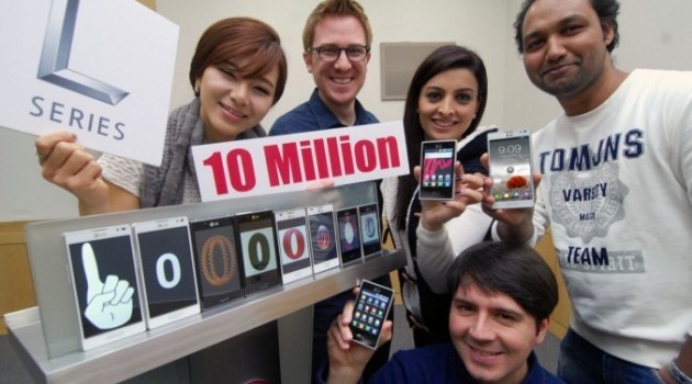 LG ha venduto 10 milioni di smartphone 