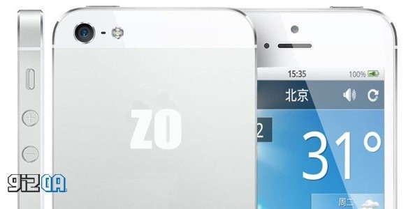 Zophone i5: nuovo clone di iPhone 5 ma con Android 4.2 Jelly Bean