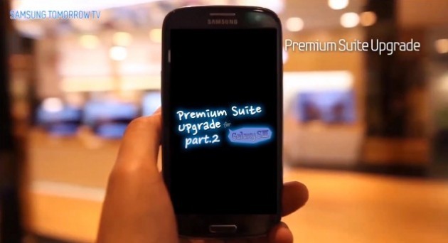 Samsung Galaxy S III: la Premium Suite si mostra in un altro video