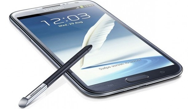 Samsung Galaxy Note II fatto a pezzi