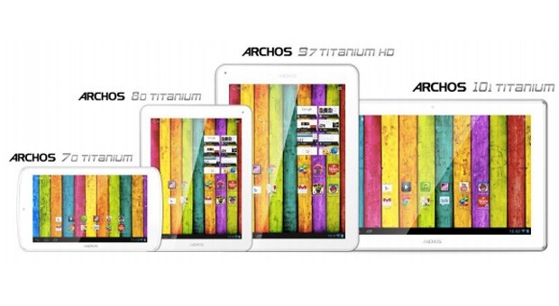 Archos presenta quattro nuovi tablet della serie Titanium: 70, 80, 101 e 97 HD