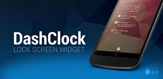 Da Roman Nurik arriva DashClock: un widget minimalista per la lockscreen