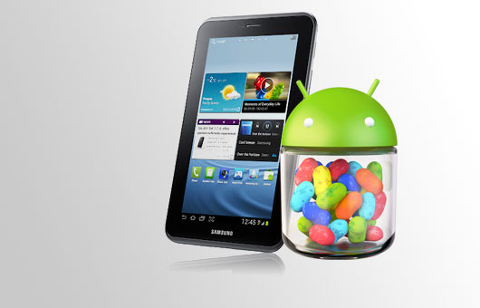 Samsung Galaxy Tab 2 7.0: iniziato il roll-out di Android 4.1.2 Jelly Bean