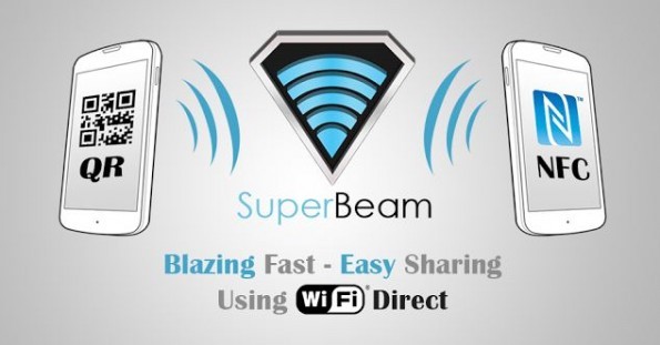 SuperBeam: l'app per sfruttare l'NFC e il Wi-Fi Direct per condividere file