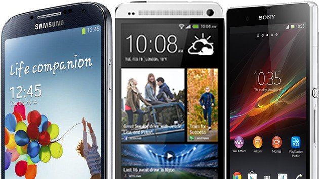 Scontro fra titani: Samsung Galaxy S4 VS Sony Xperia Z VS HTC One